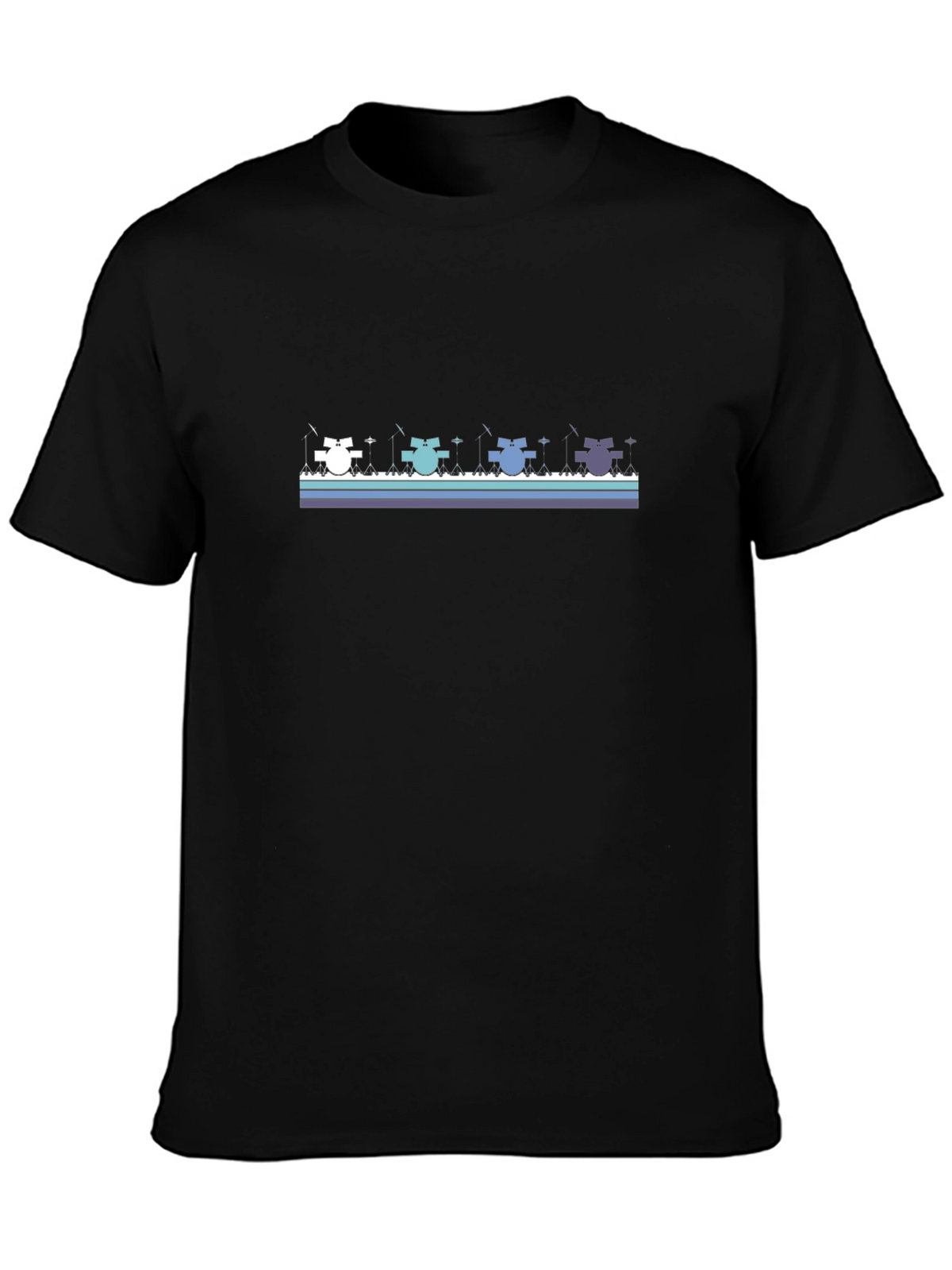 Fishing Cats Graphic Tee - Cool Black T-Shirt