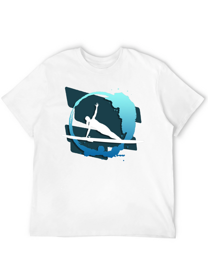 Surfer Silhouette Tee - Coastal Vibe