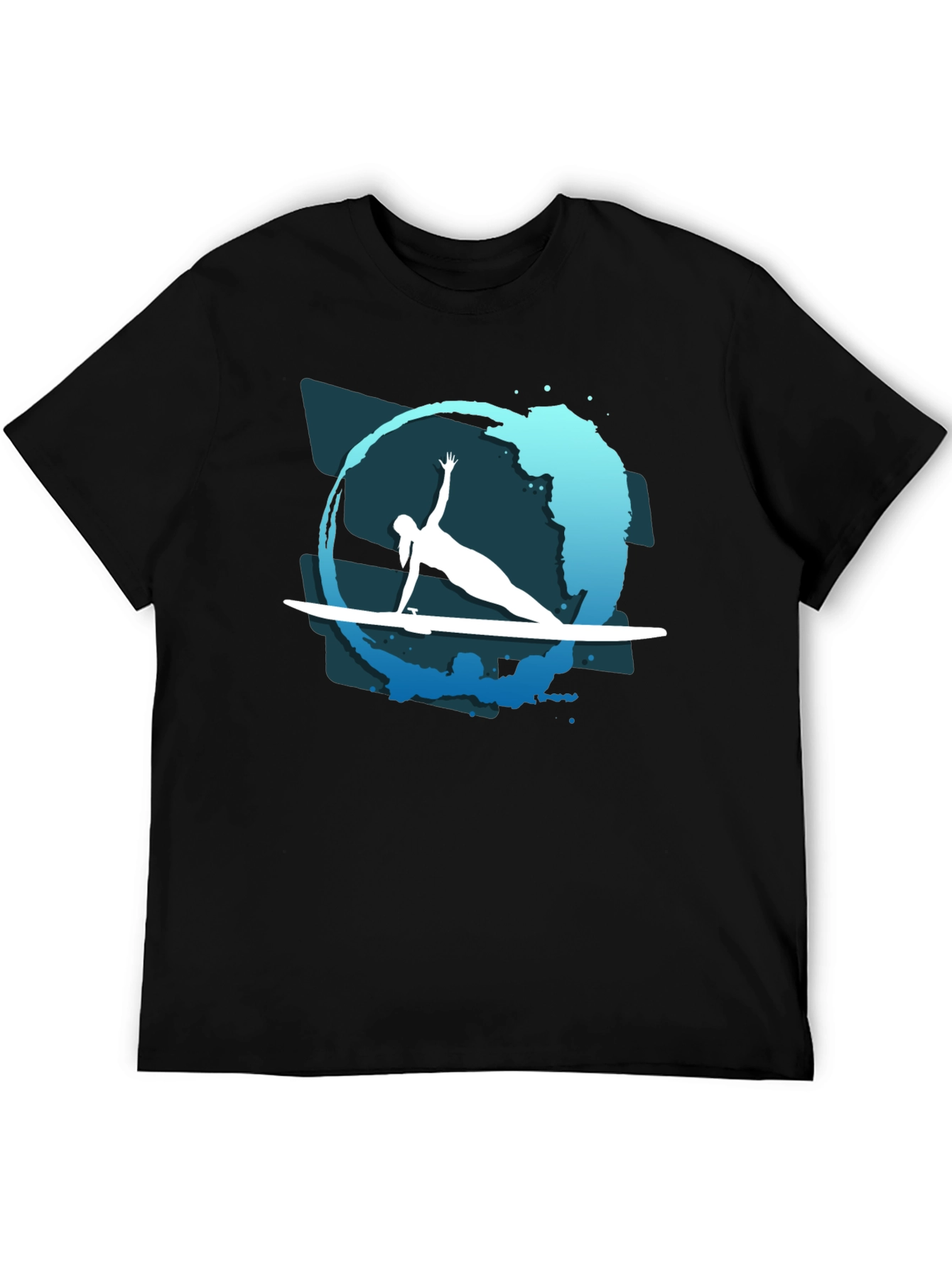 Surfer Silhouette Tee - Coastal Vibe