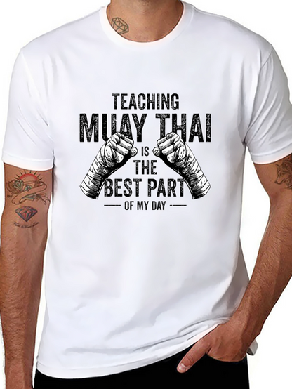 Muay Thai Teacher Graphic T-Shirt