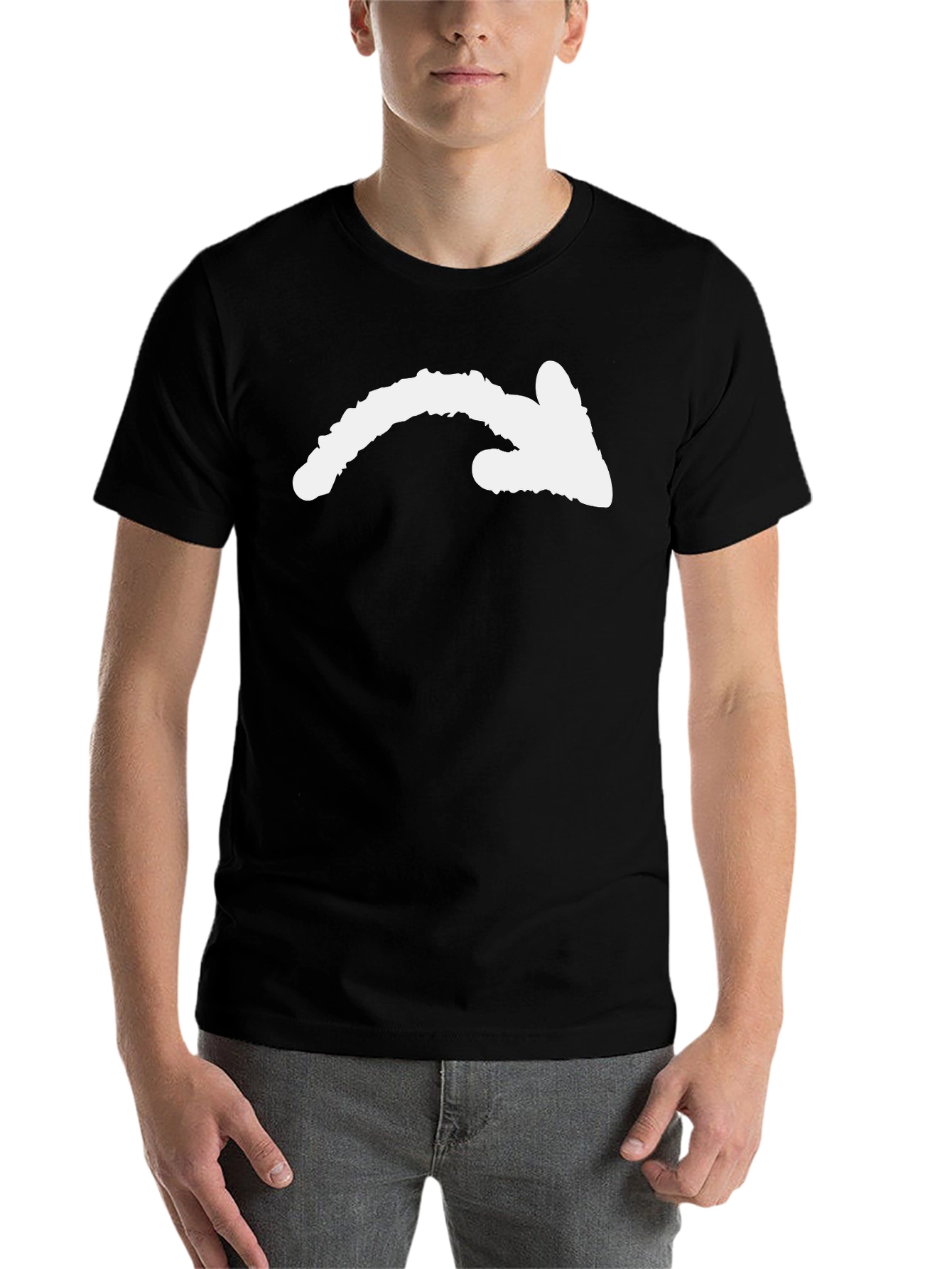 Arrow Graphic Black T-Shirt - Directional Style