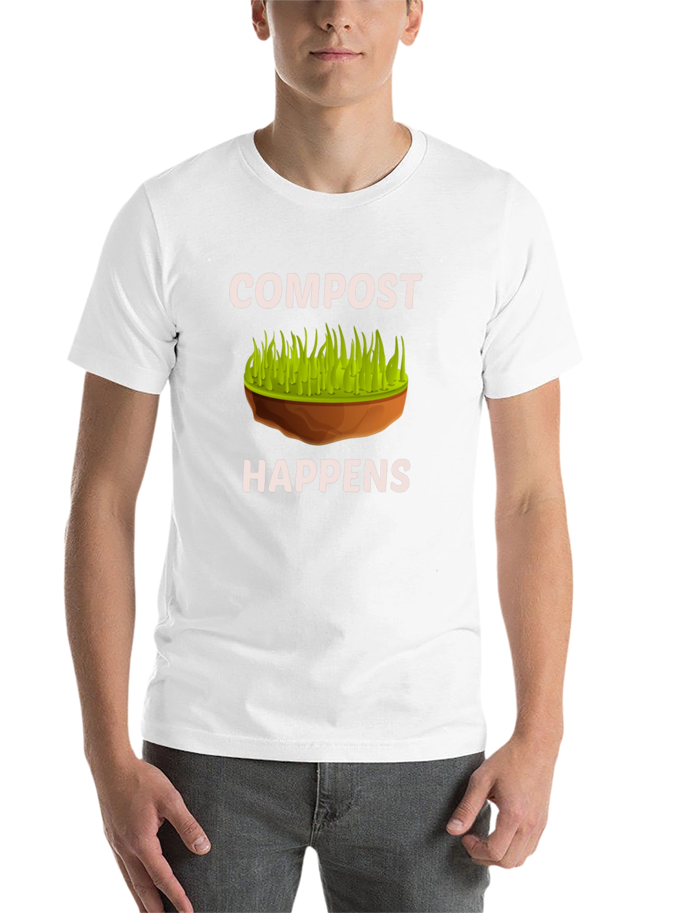Compost Happens Graphic T-Shirt - Organic Gardening