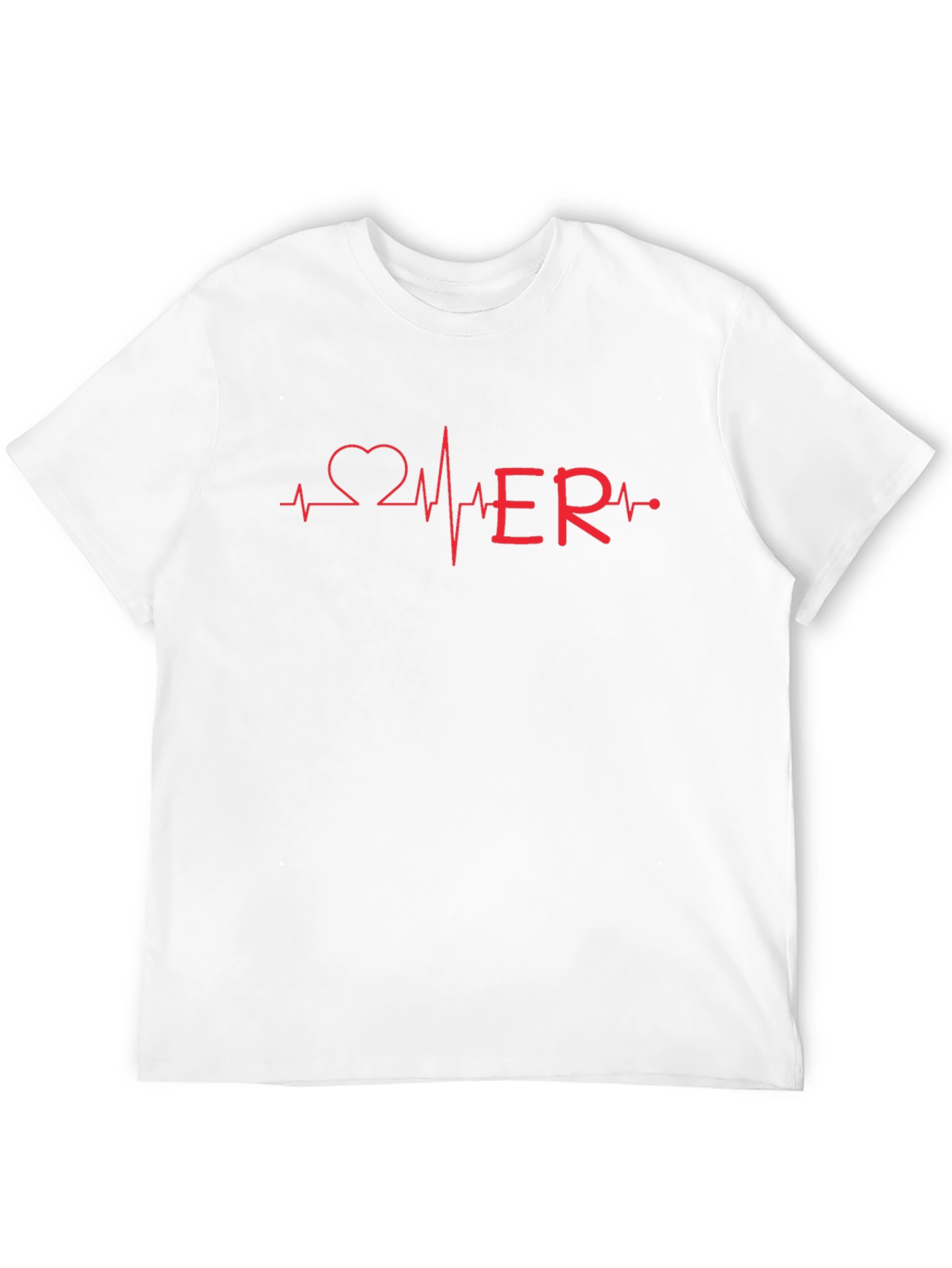 ER Heartbeat Graphic Tee - Emergency Room T-Shirt