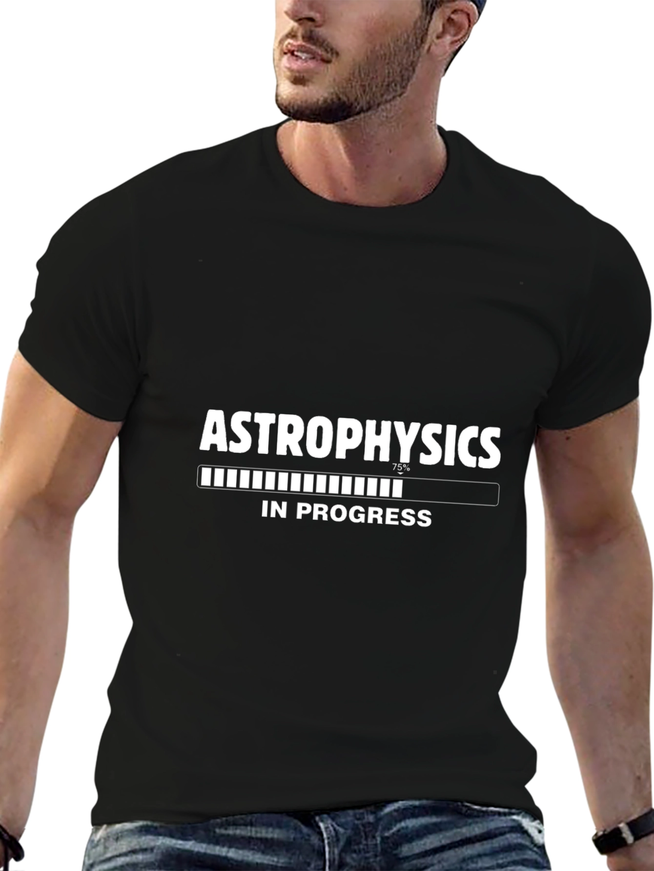 Astrophysics In Progress Black T-Shirt