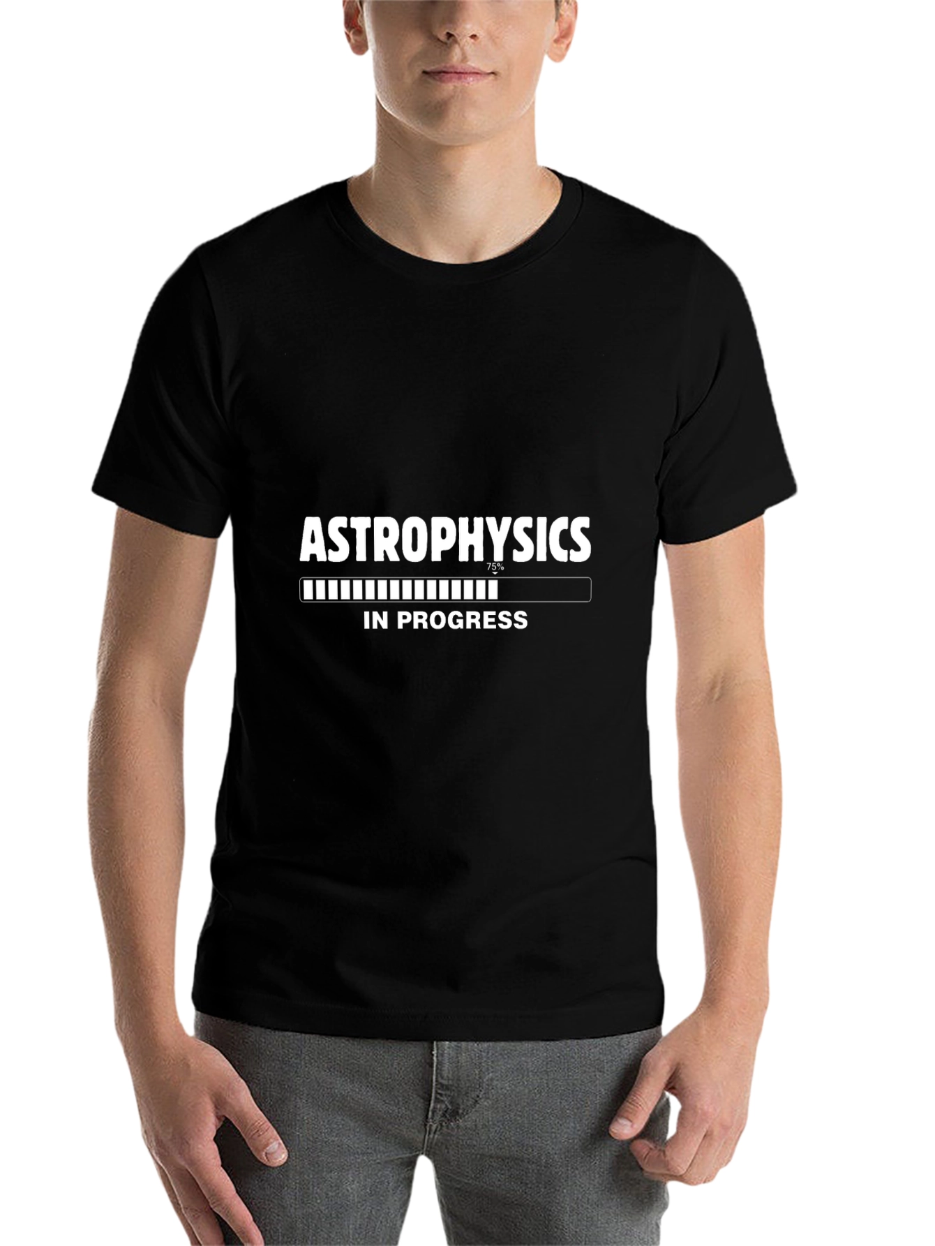Astrophysics In Progress Black T-Shirt