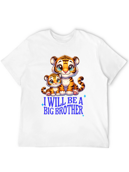 I Will Be A Big Brother Tiger Tee