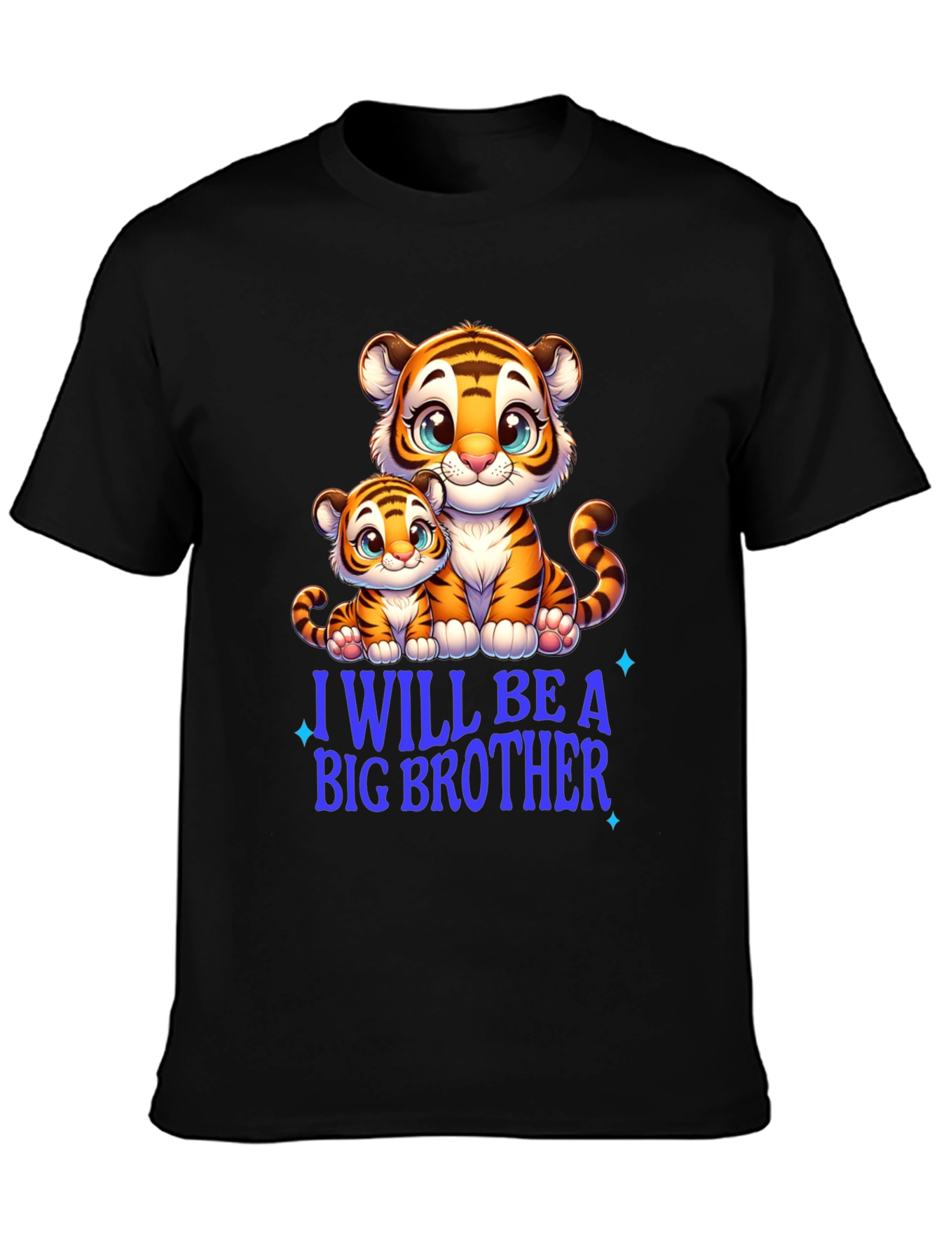 I Will Be A Big Brother Tiger Tee