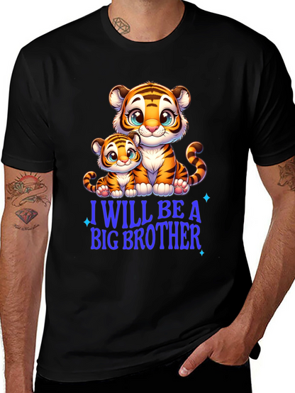 I Will Be A Big Brother Tiger Tee