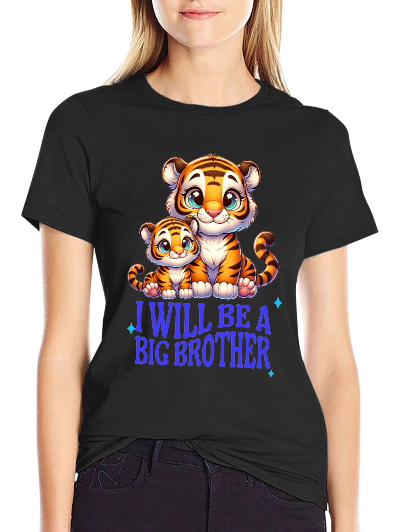 I Will Be A Big Brother Tiger Tee