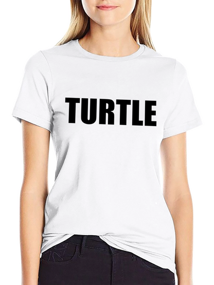 Black Turtle Graphic Tee - Casual Comfort