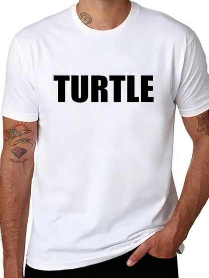 Black Turtle Graphic Tee - Casual Comfort