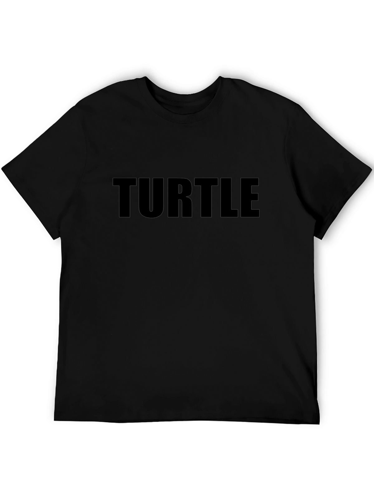 Black Turtle Graphic Tee - Casual Comfort