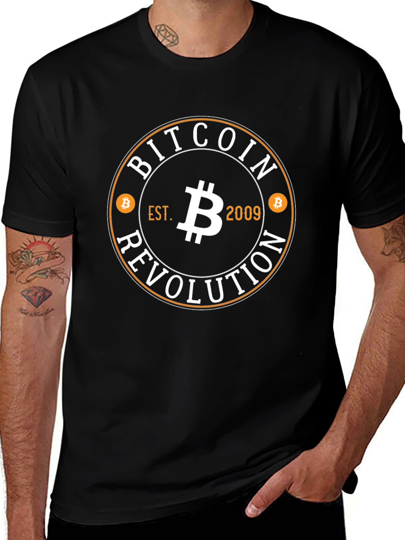 Bitcoin Revolution Est. 2009 Graphic T-Shirt