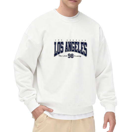 Classic LOS ANGELES 98 Retro Varsity Crewneck Sweatshirt