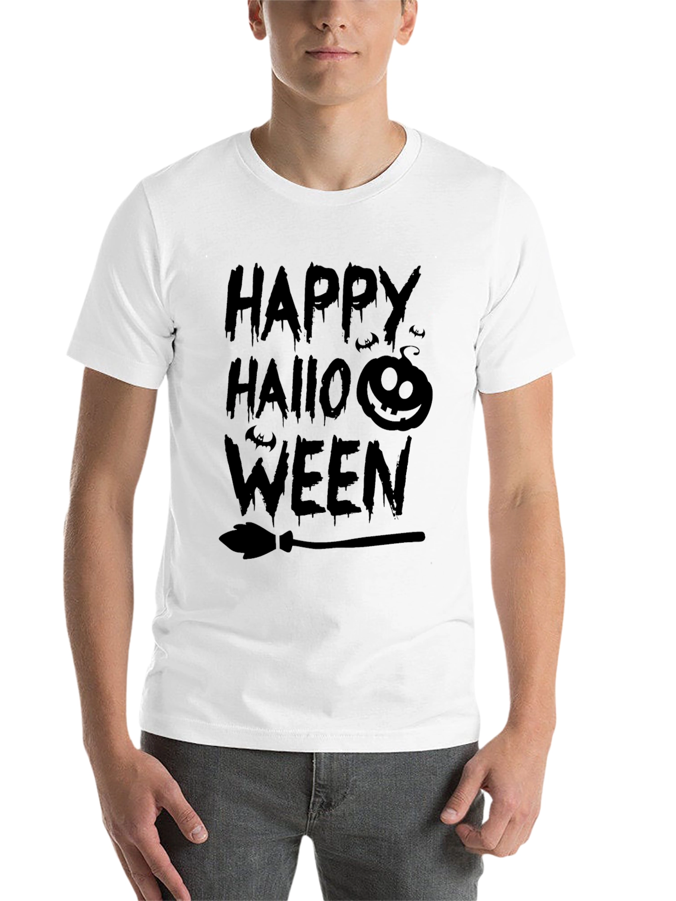Happy Halloween T-Shirt - Spooky Design