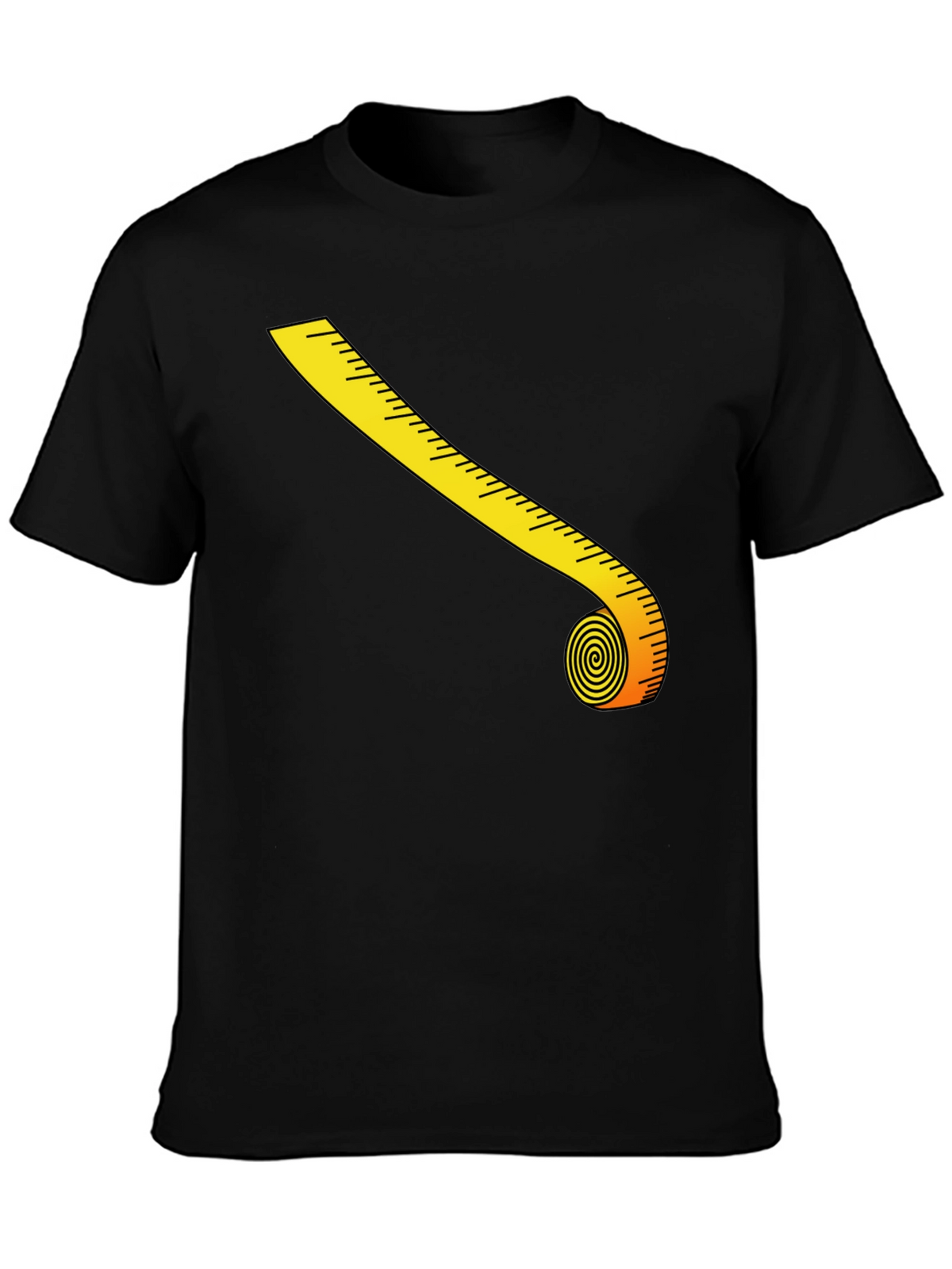 Novelty Tape Measure Graphic T-Shirt