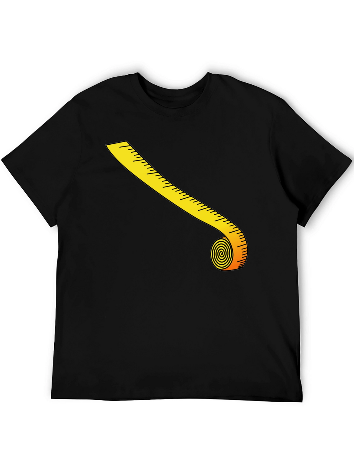 Novelty Tape Measure Graphic T-Shirt