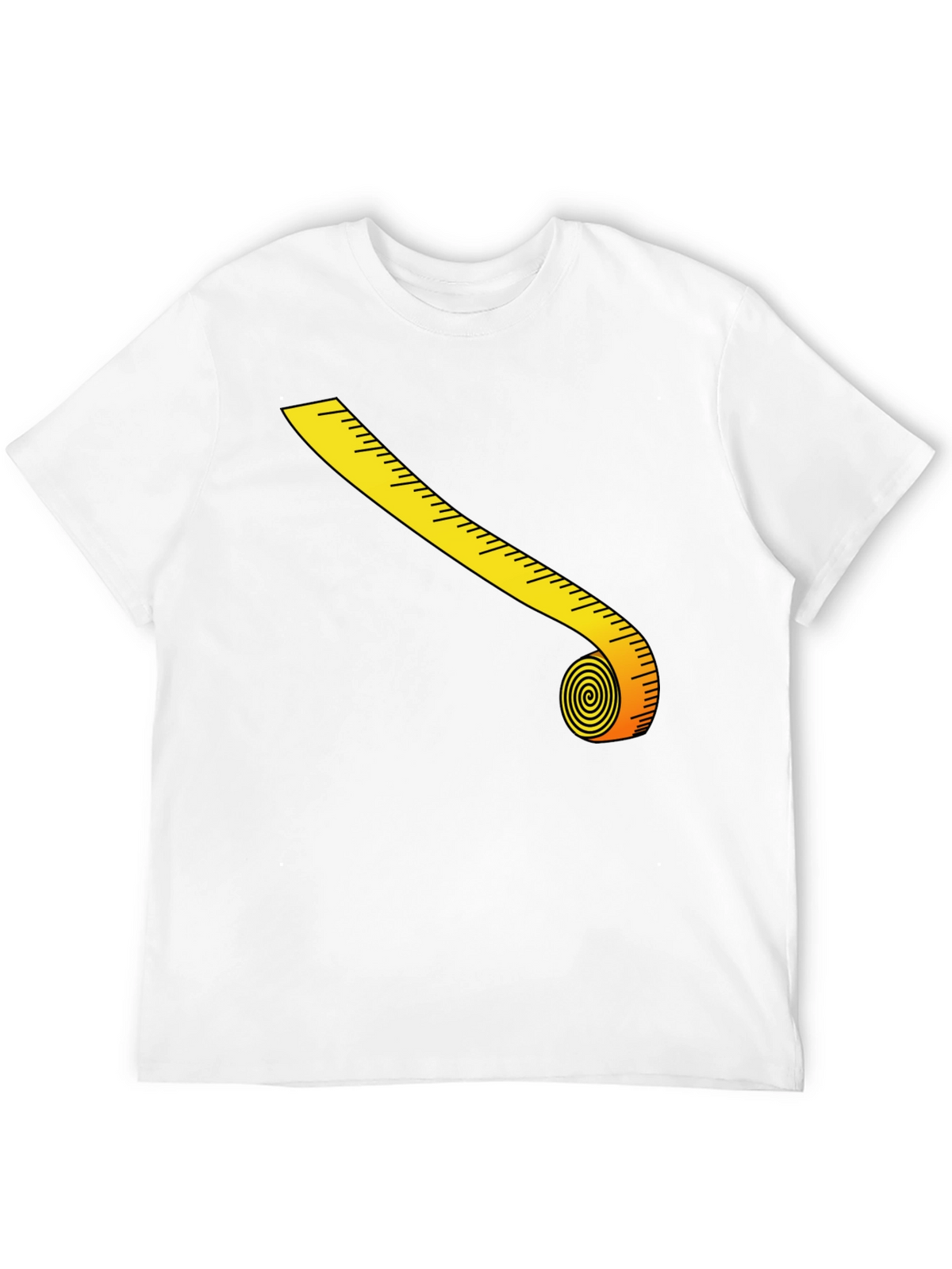 Novelty Tape Measure Graphic T-Shirt