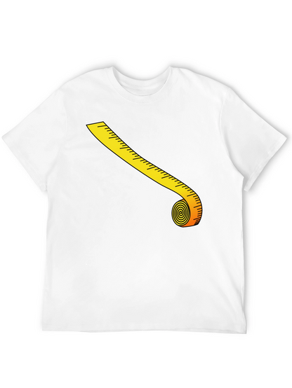 Novelty Tape Measure Graphic T-Shirt