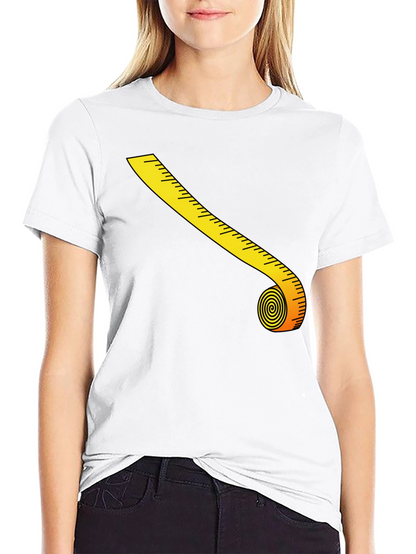 Novelty Tape Measure Graphic T-Shirt