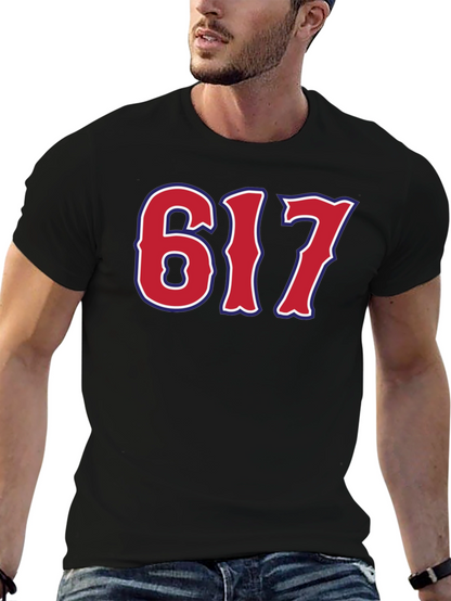 617 Boston Area Code Graphic Tee