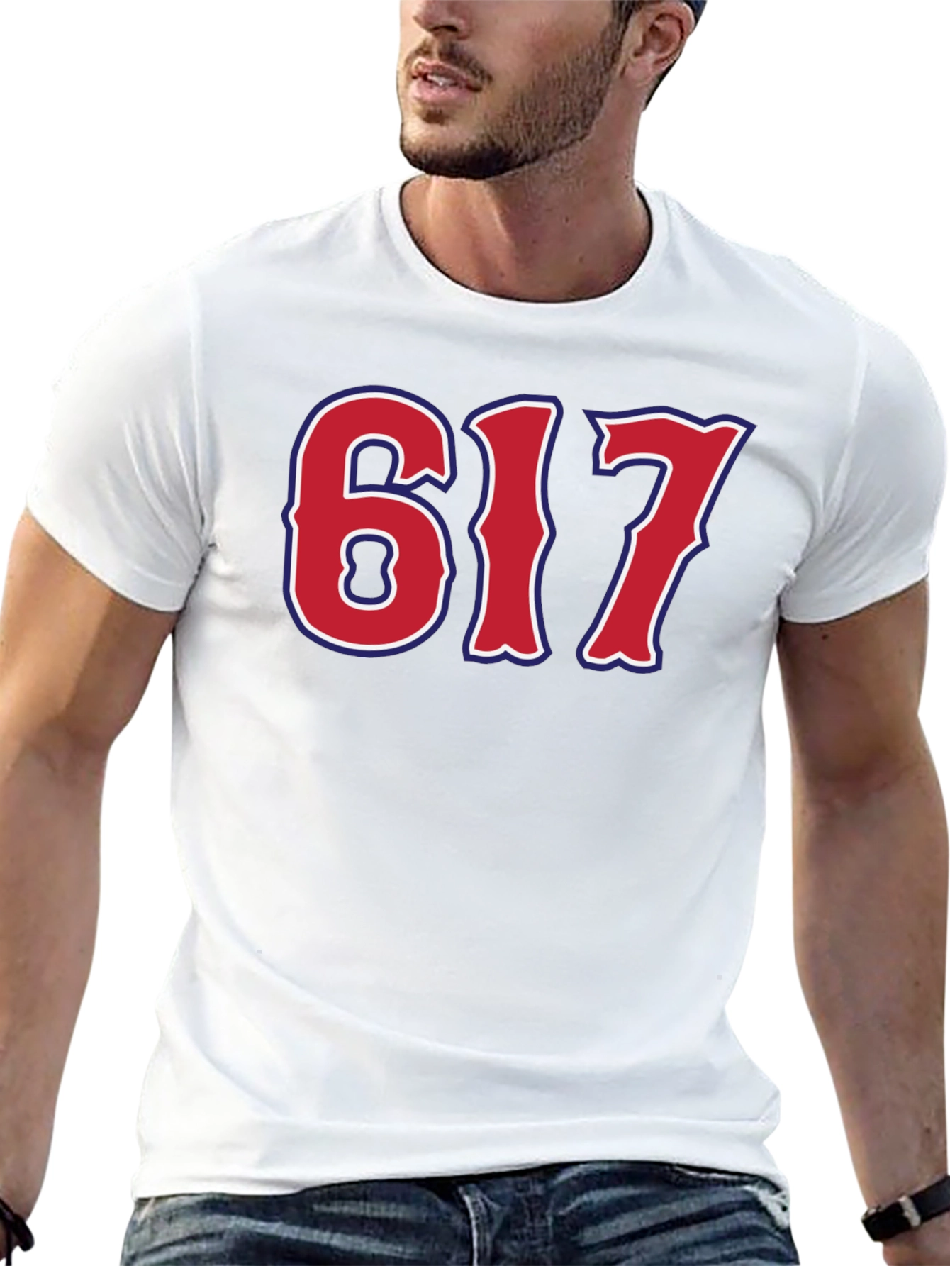 617 Boston Area Code Graphic Tee