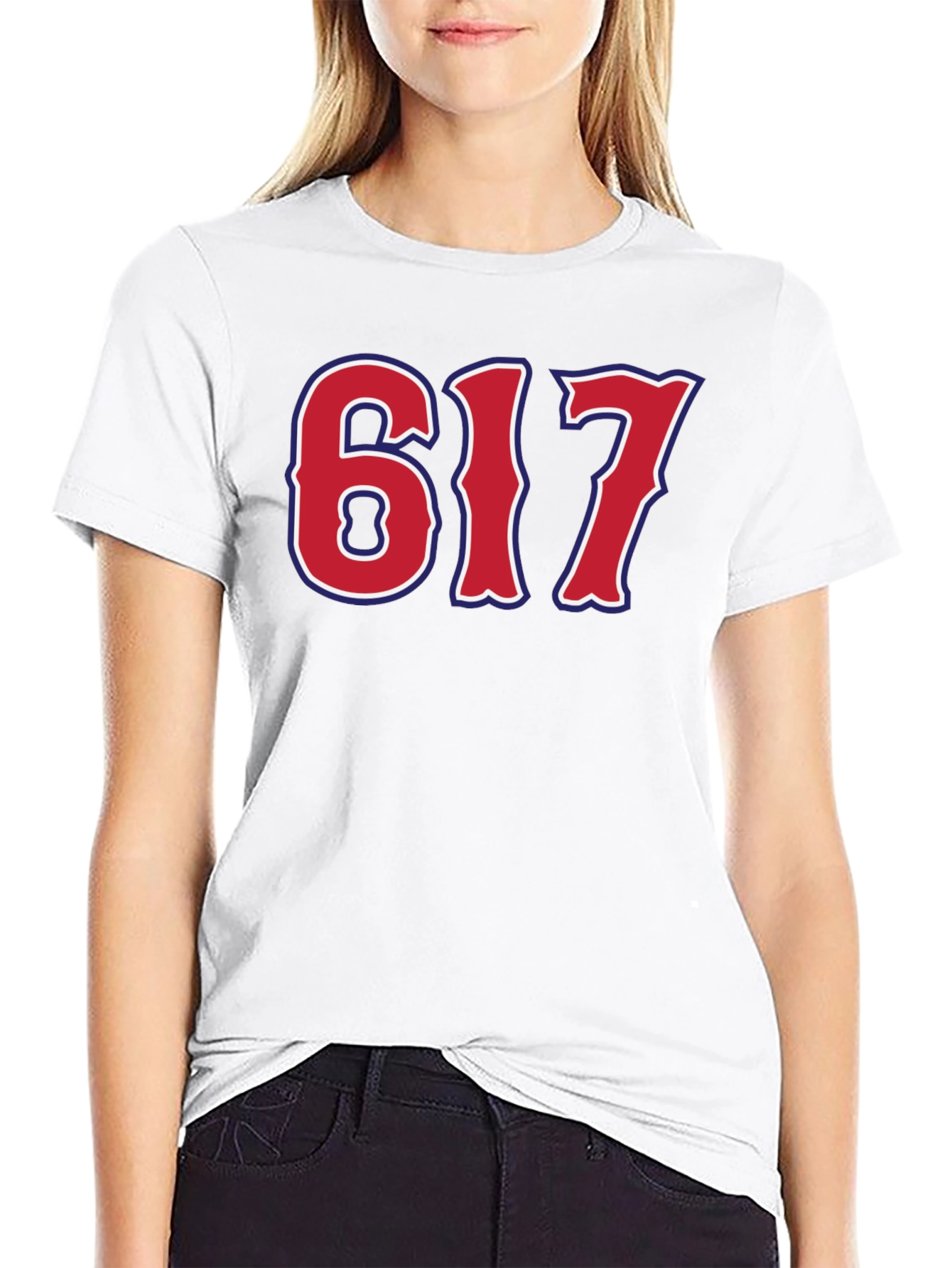 617 Boston Area Code Graphic Tee