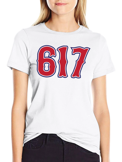 617 Boston Area Code Graphic Tee