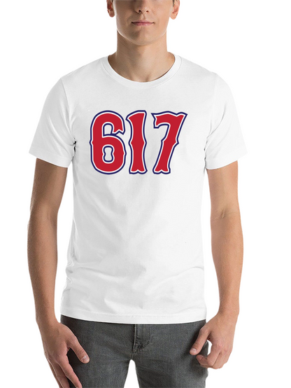 617 Boston Area Code Graphic Tee