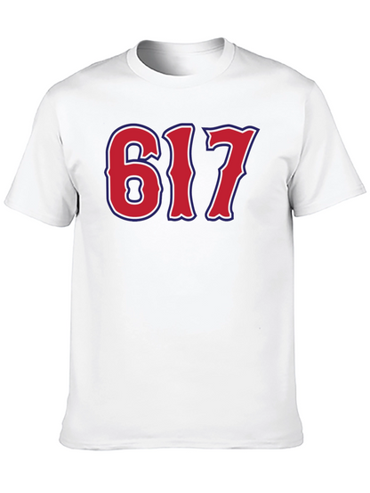 617 Boston Area Code Graphic Tee