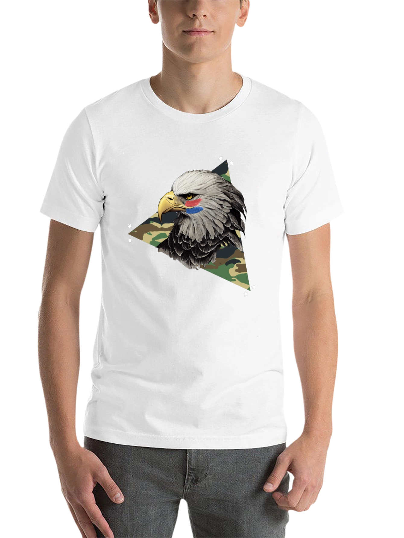 Eagle Camo T-Shirt - Patriotic Style