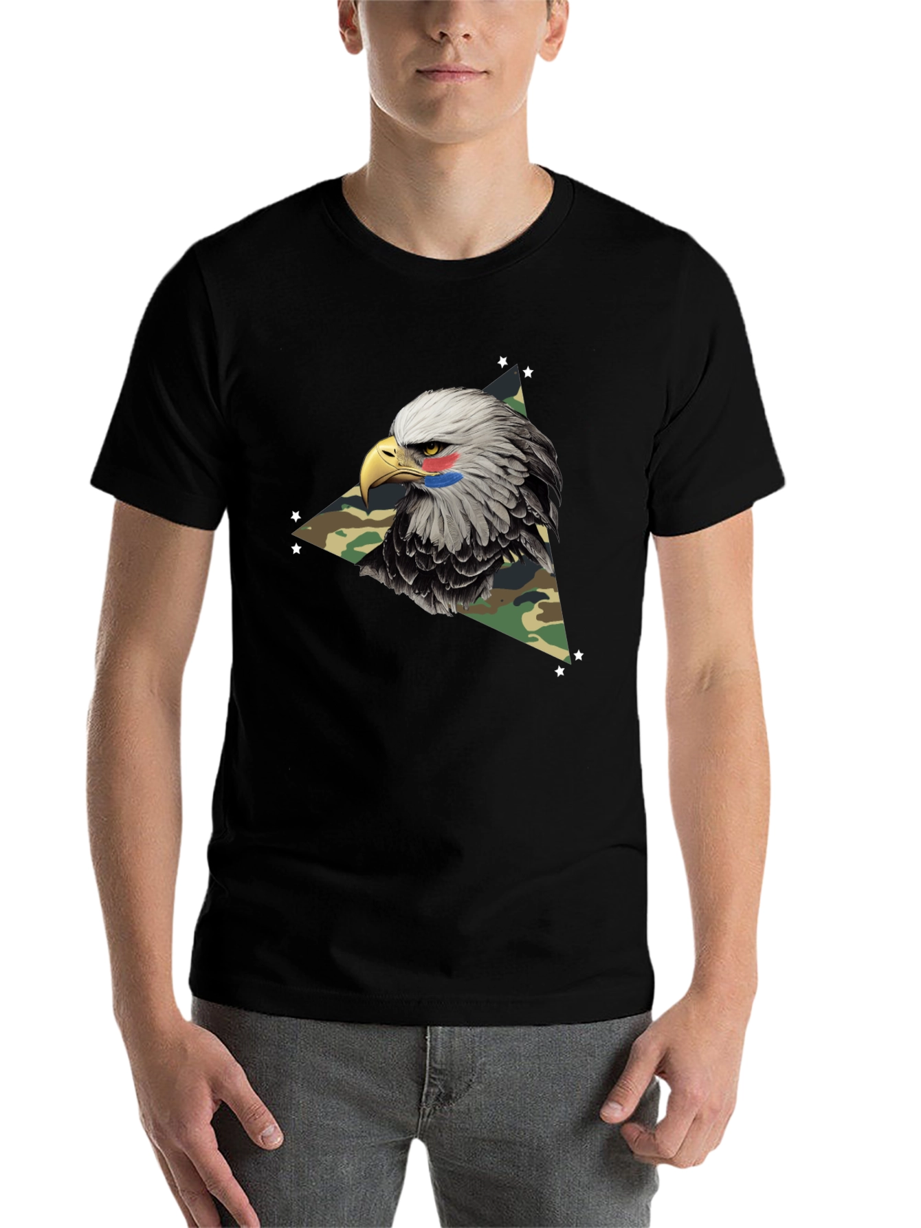 Eagle Camo T-Shirt - Patriotic Style