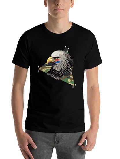 Eagle Camo T-Shirt - Patriotic Style
