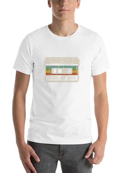 Retro 1958 Mixtape Birthday T-Shirt