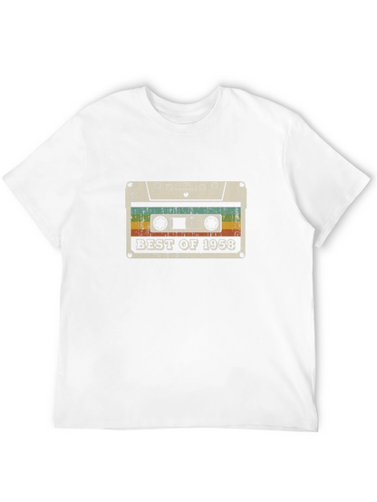 Retro 1958 Mixtape Birthday T-Shirt