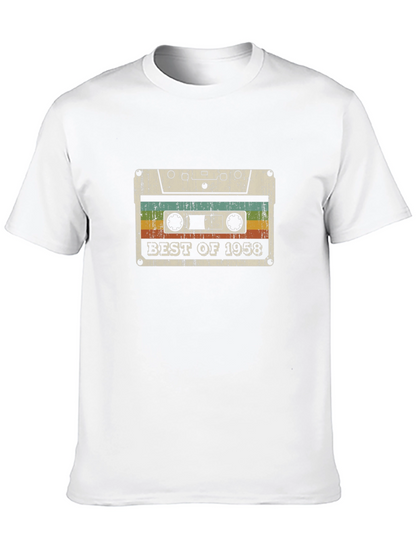 Retro 1958 Mixtape Birthday T-Shirt