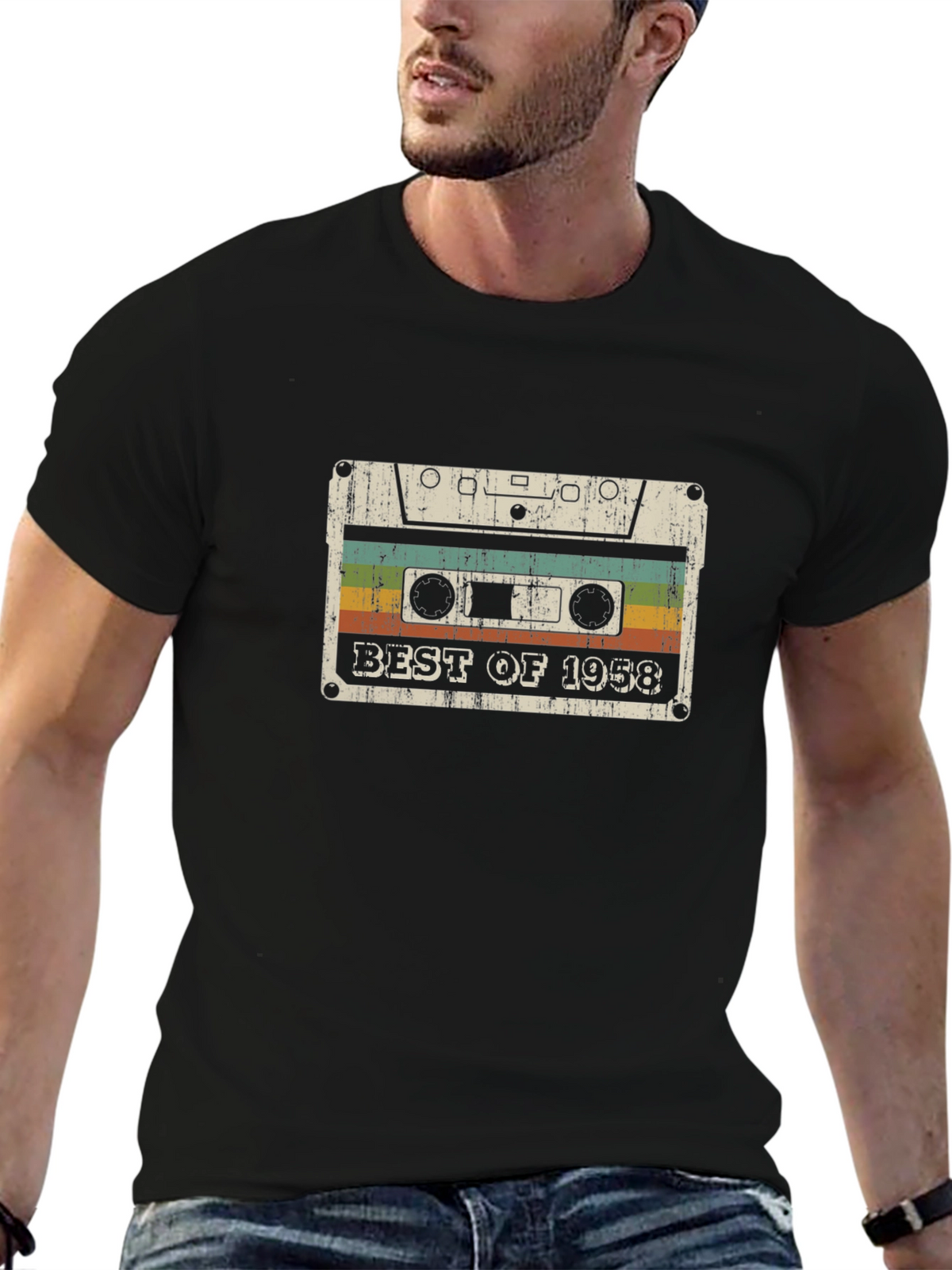 Retro 1958 Mixtape Birthday T-Shirt