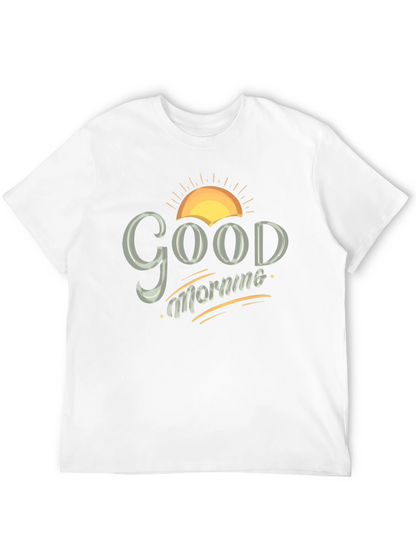 Good Morning Graphic Tee - Mens Black T-Shirt