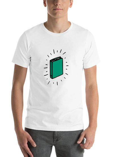 Black T-Shirt with Binder Graphic