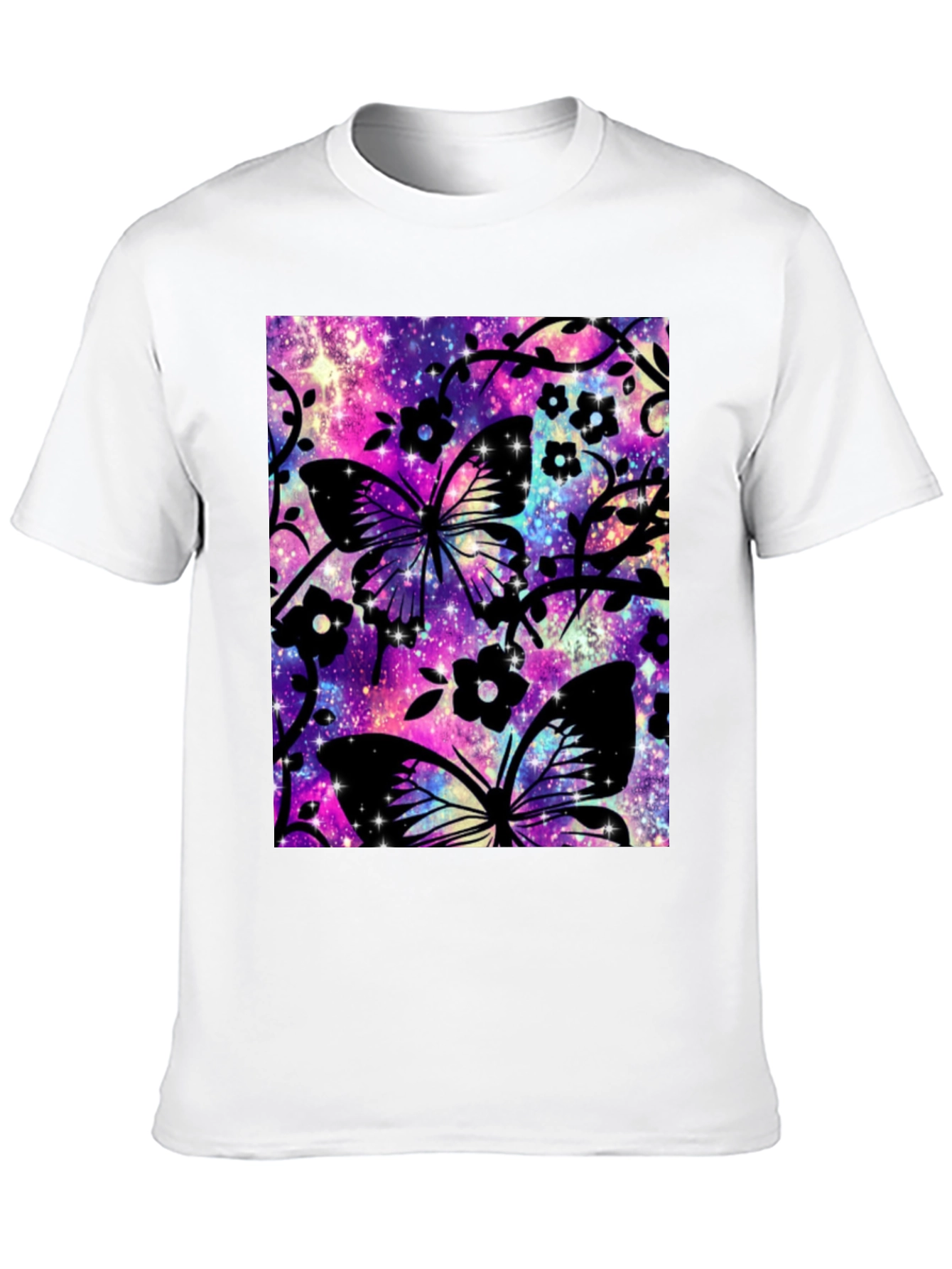 Butterfly Galaxy Graphic T-Shirt