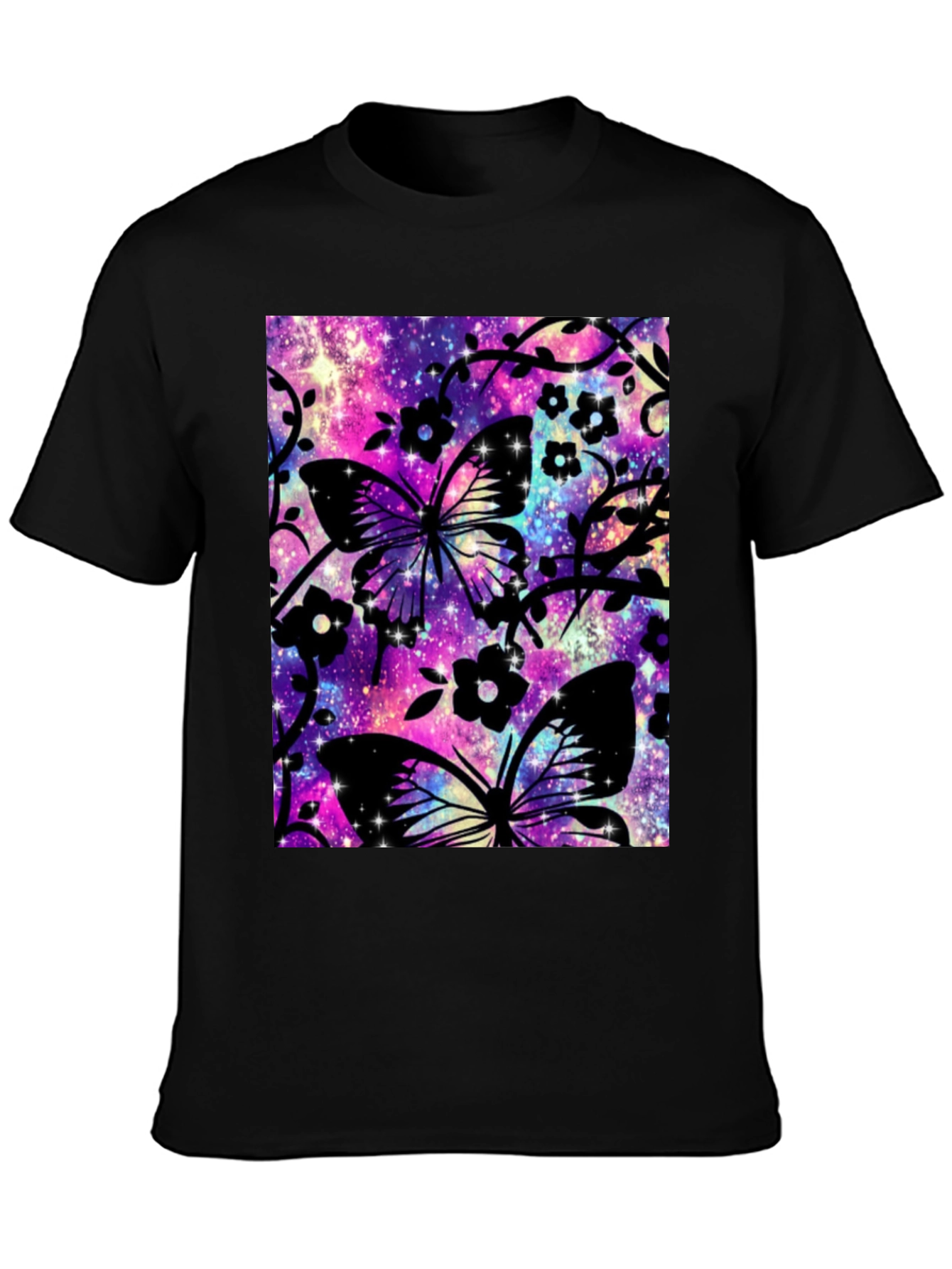 Butterfly Galaxy Graphic T-Shirt