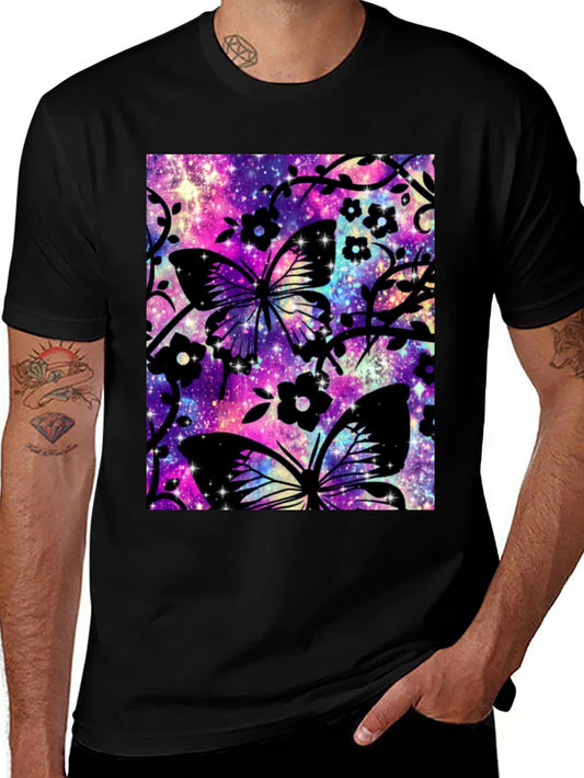 Butterfly Galaxy Graphic T-Shirt