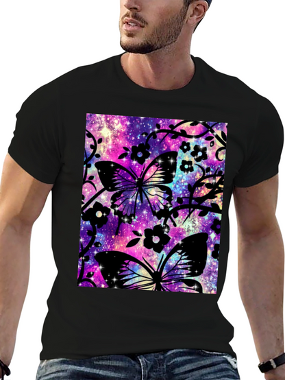 Butterfly Galaxy Graphic T-Shirt