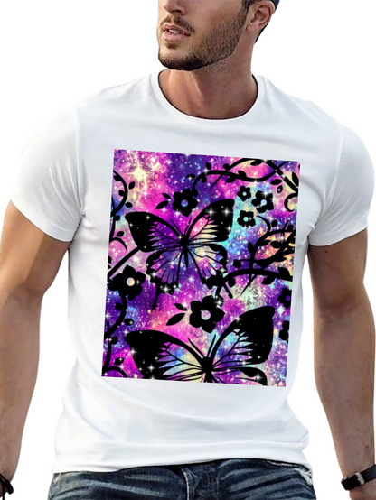 Butterfly Galaxy Graphic T-Shirt