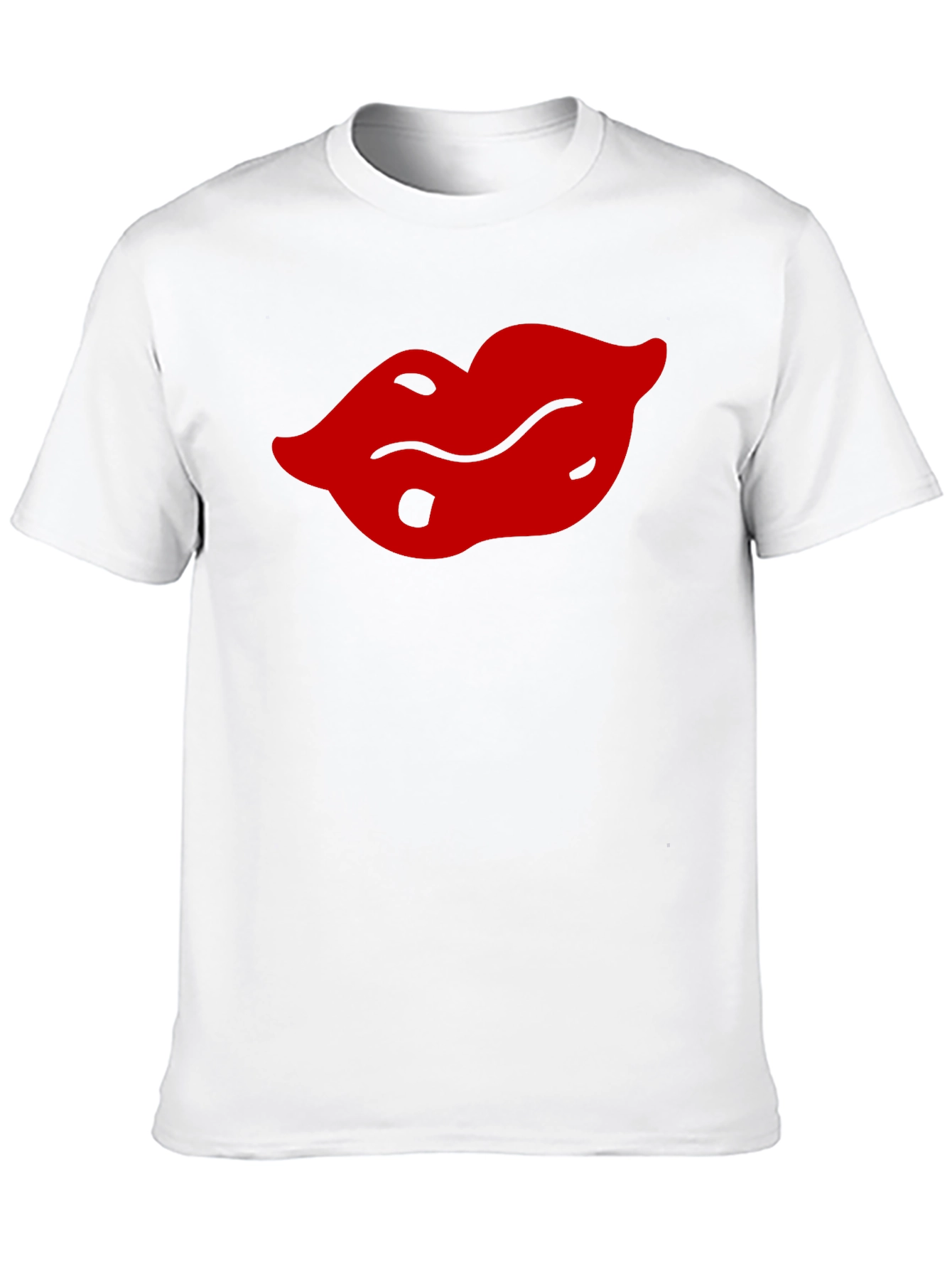 Bold Lips Graphic Tee - Black