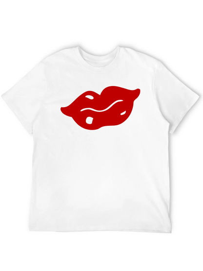 Bold Lips Graphic Tee - Black