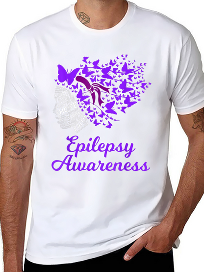 Epilepsy Awareness Butterfly T-Shirt