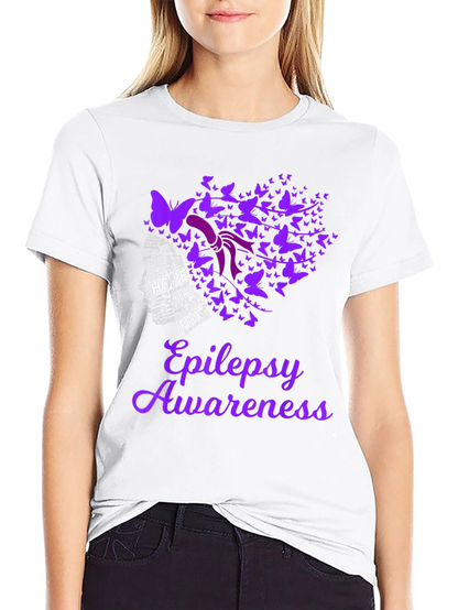 Epilepsy Awareness Butterfly T-Shirt