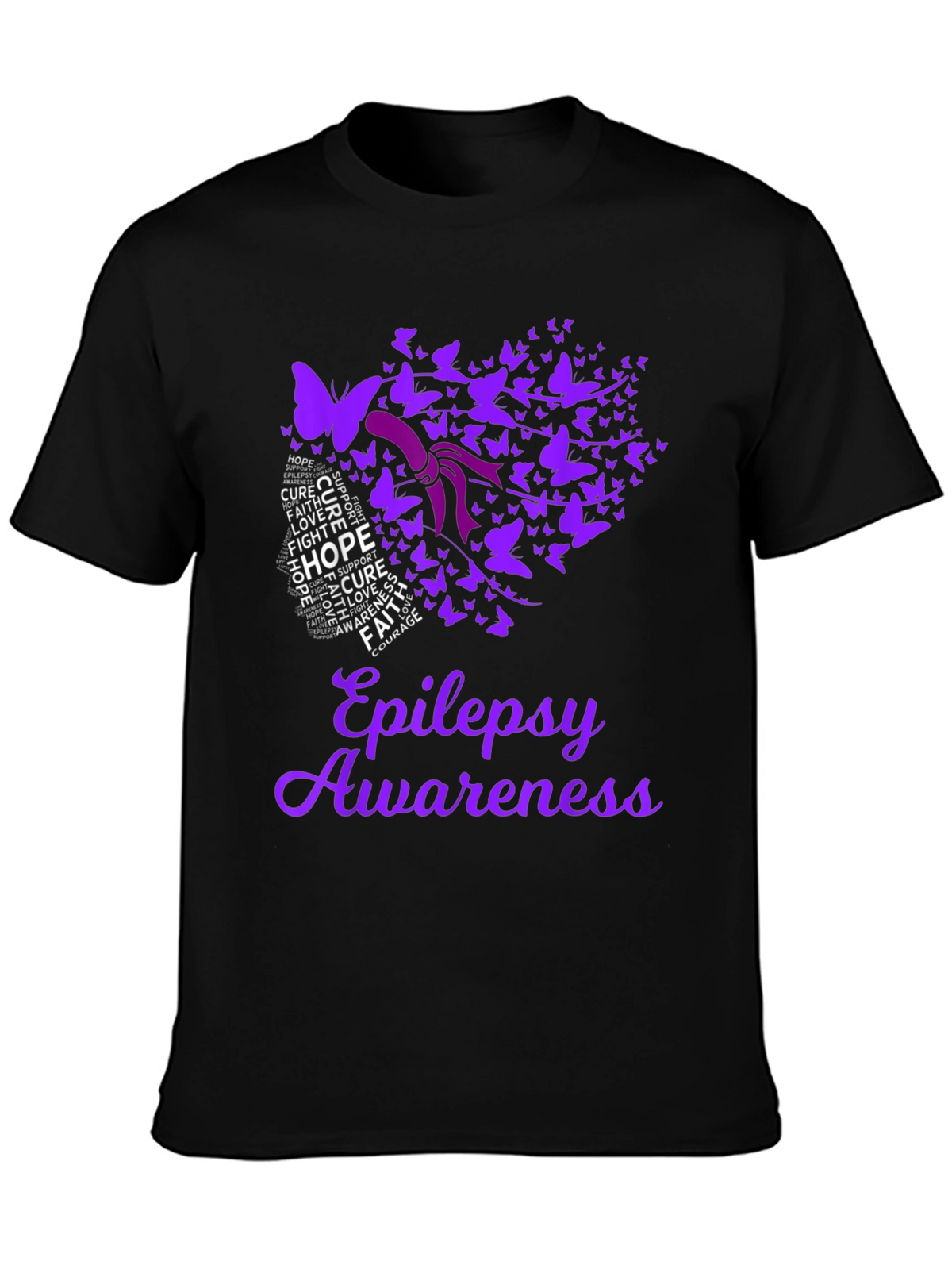 Epilepsy Awareness Butterfly T-Shirt