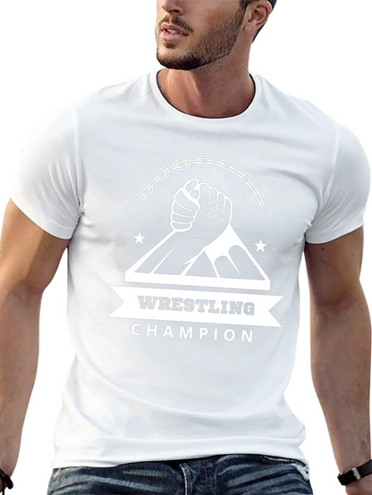 Wrestling Champion Graphic T-Shirt